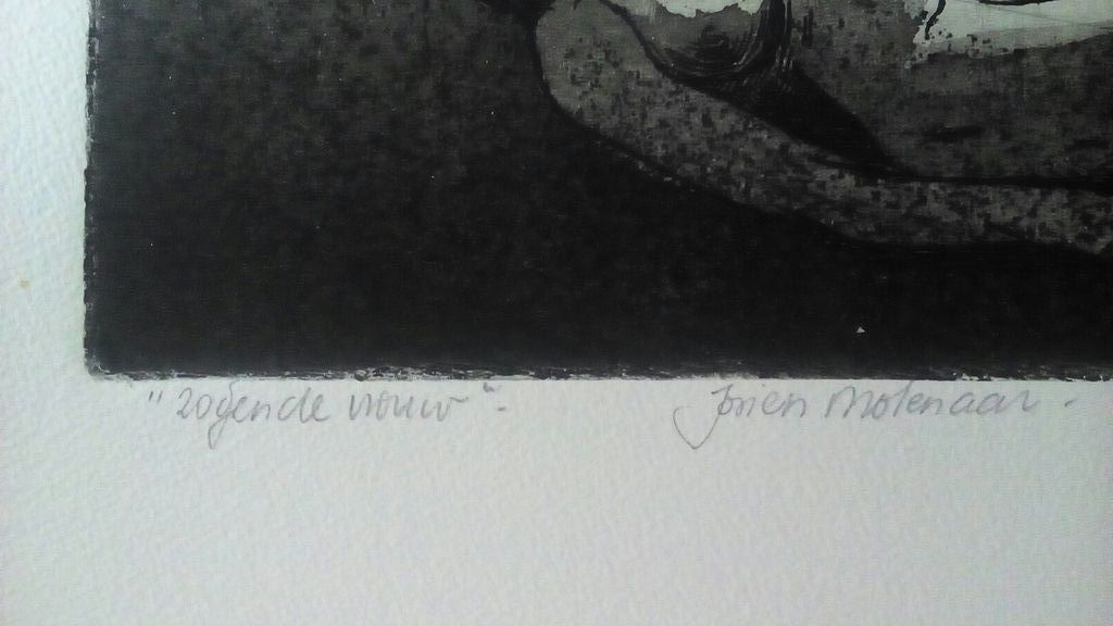 Josien Molenaar: Gesigneerde ets/aquatint - Oplage 10 ex. kopen? Bied vanaf 35!
