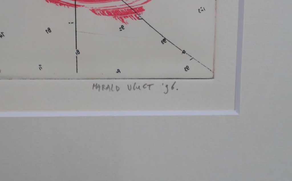 Harald Vlugt: Ets, Pick up his pieces - Ingelijst kopen? Bied vanaf 1!