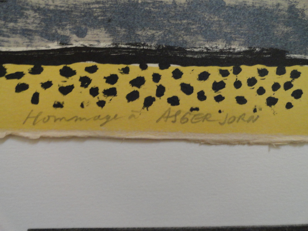 Corneille, litho, Hommage à Asger Jorn. kopen? Bied vanaf 295!