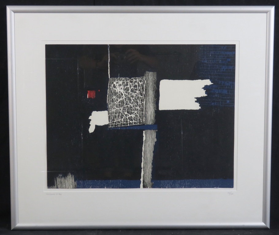 Guillaume Le Roy: Houtsnede, Z.T. - Ingelijst kopen? Bied vanaf 100!