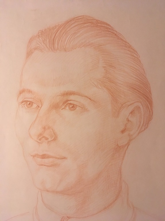 Onbekende Kunstenaar - Portret 1946 gesigneerd. kopen? Bied vanaf 1!