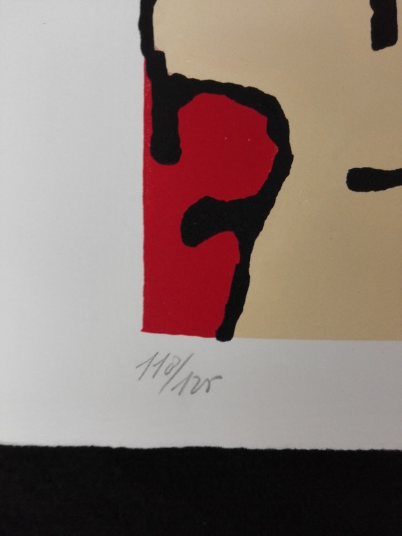 Willem Brauck, zeefdruk op papier kopen? Bied vanaf 25!