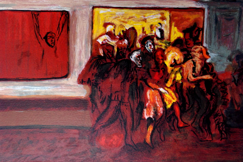 Luis Filcer, Lithografie uit 1994, Handgesigneerd kopen? Bied vanaf 75!