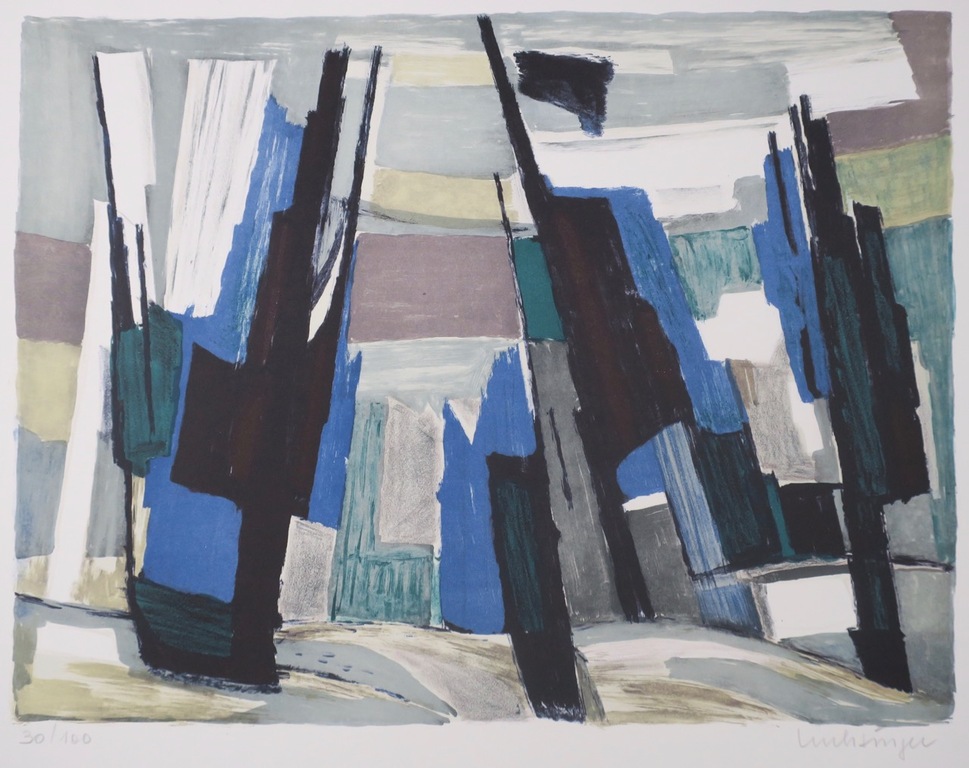 Onbekend gesigneerd: Zeefdruk, Z.T. kopen? Bied vanaf 1!