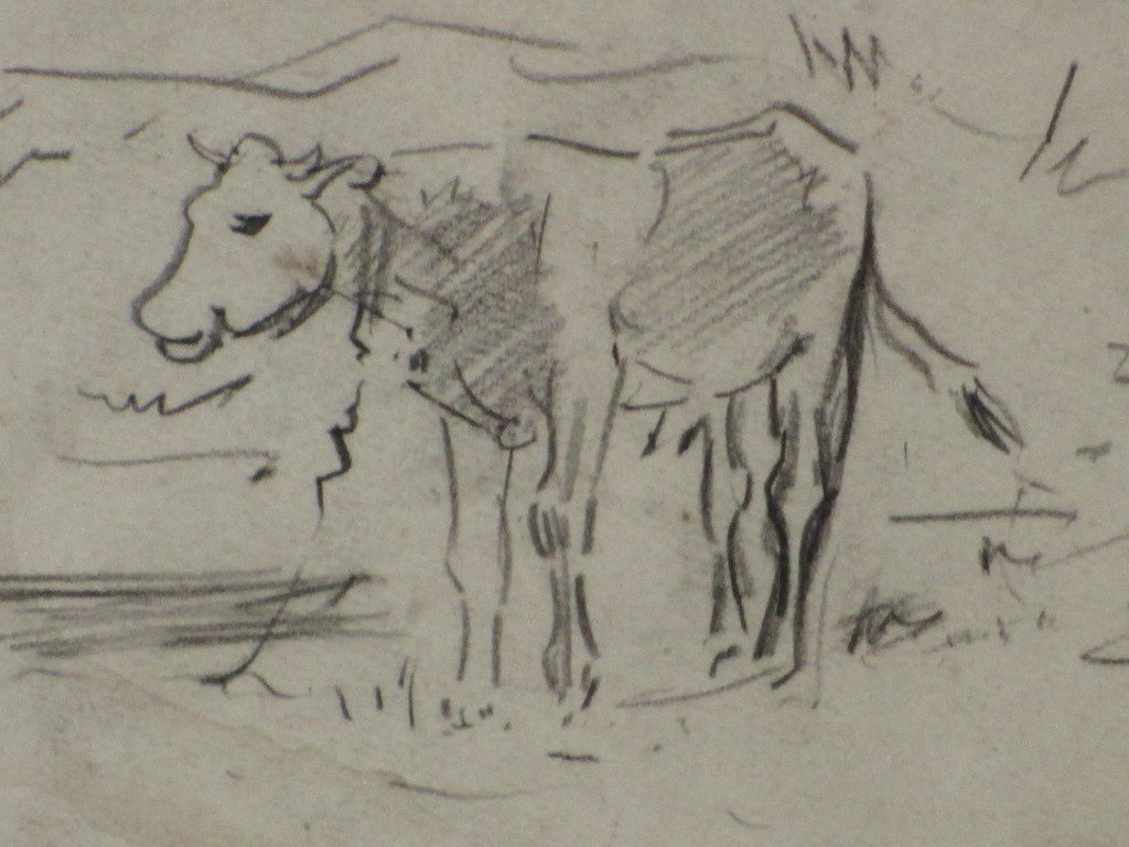 Jan van Essen, Dame met paardenstaart, Tekening kopen? Bied vanaf 25!