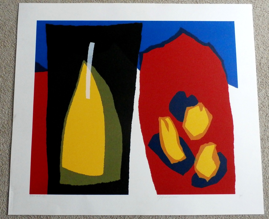 Gijs Keizer - Zeefdruk: compositie - 1996 - Groot! kopen? Bied vanaf 35!
