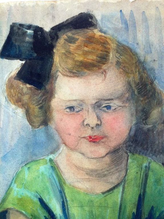 Onbekende Kunstenaar: Pastel/AquarelTekening , kopen? Bied vanaf 1!