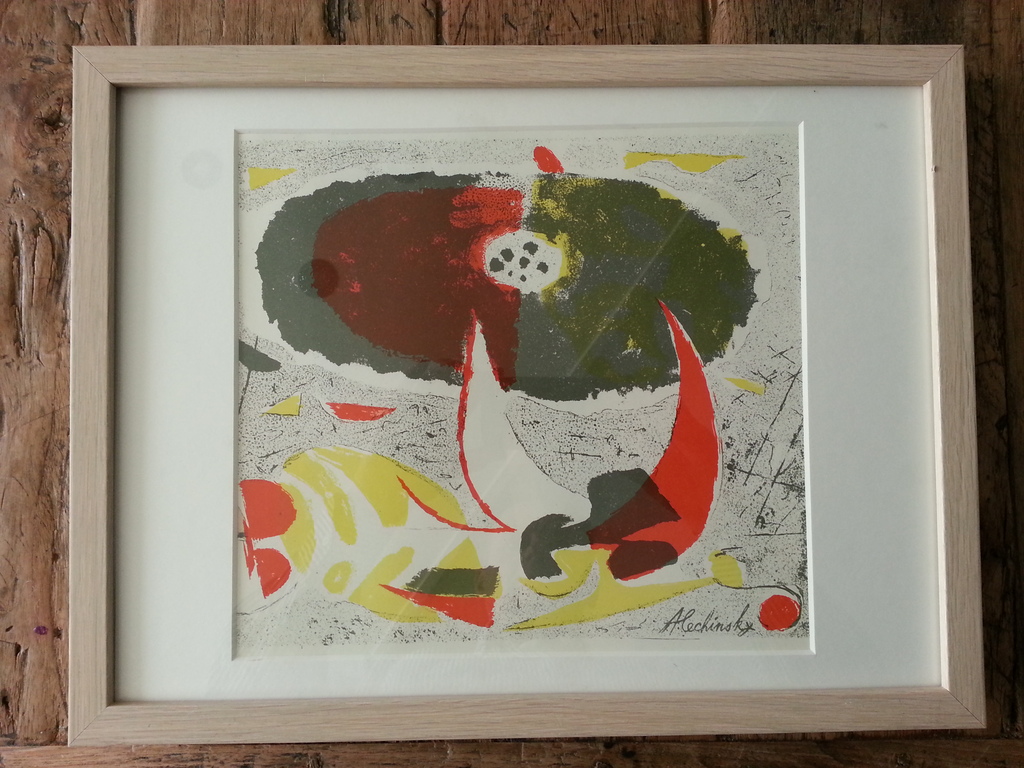 Pierre Alechinsky-Kleurenlitho - gesigneerd r.o. (ingelijst) kopen? Bied vanaf 119!