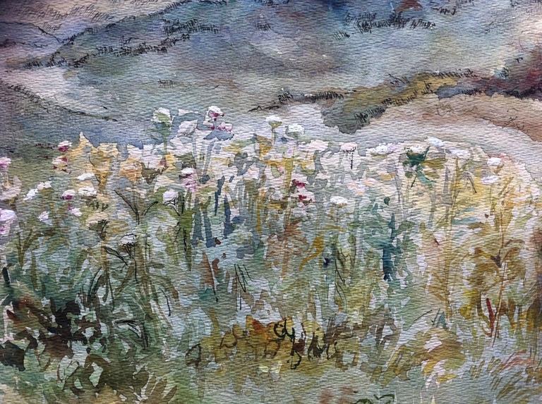 Jan Kagie Jr. (1907-1991) - Aquarel - Duinlandschap Texel kopen? Bied vanaf 45!