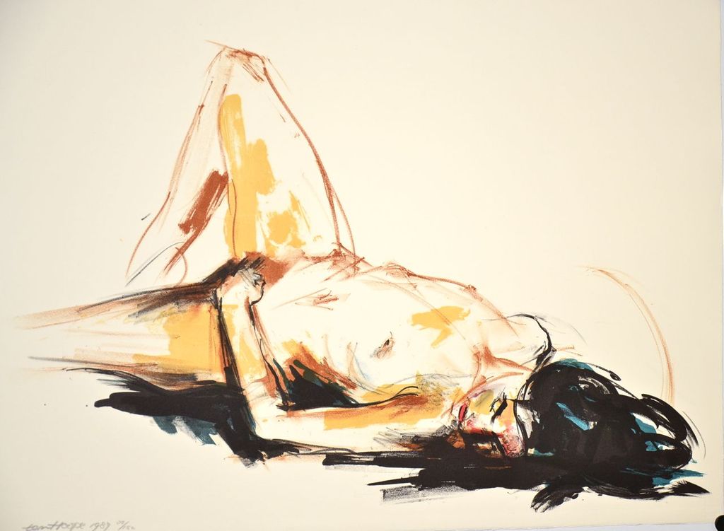 Bob ten Hoope: Litho. Vrouwelijk naakt kopen? Bied vanaf 35!