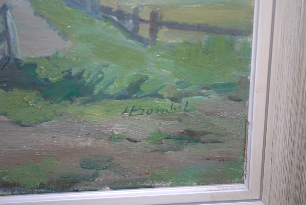 de IJssel bij Zwolle - olieverf  kopen? Bied vanaf 125!