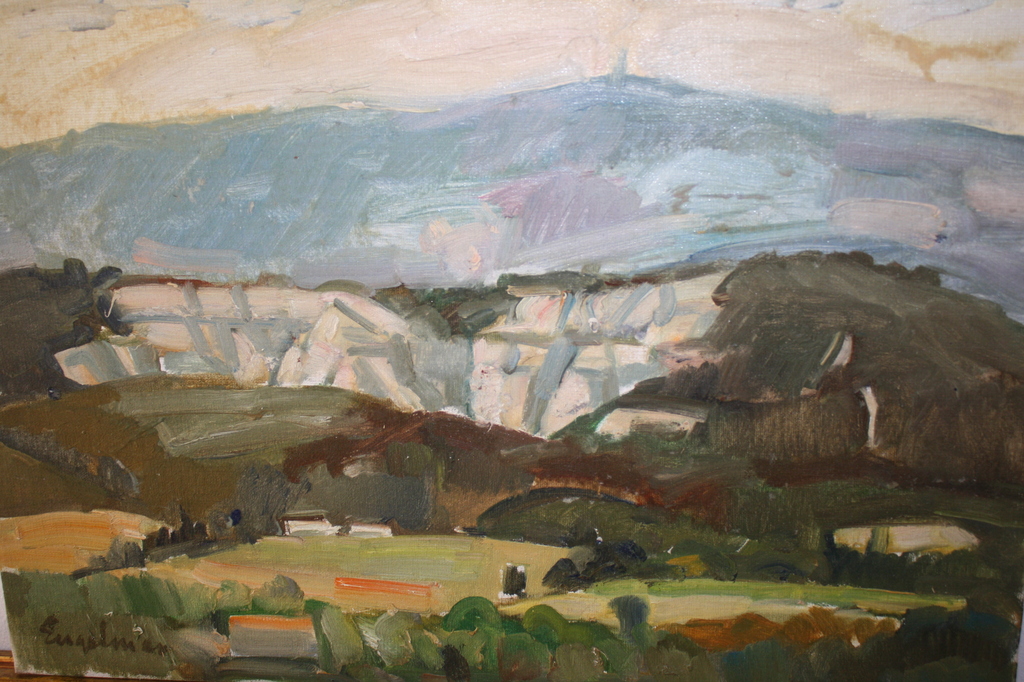 Hans Engelman - berglandschap verkocht voor € 150!