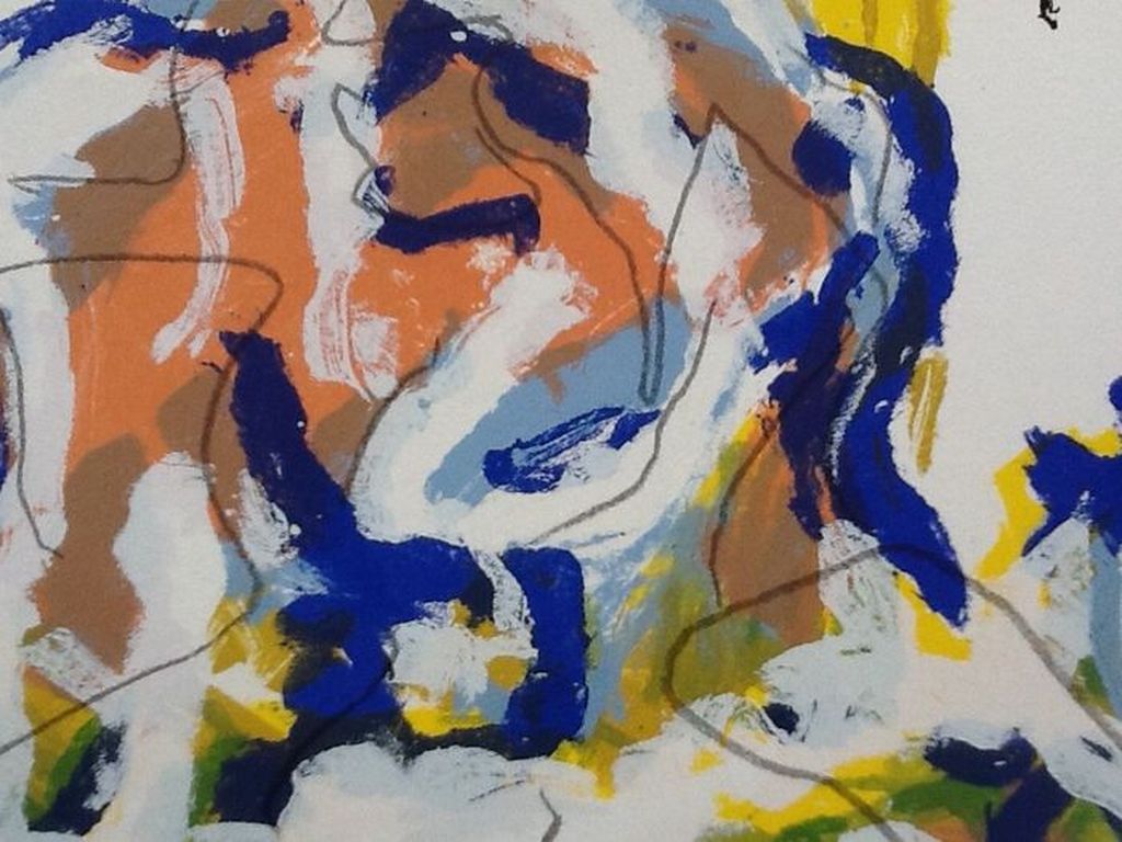 Ronald Ruseler,Kleurenlitho,Eilanden kopen? Bied vanaf 1!