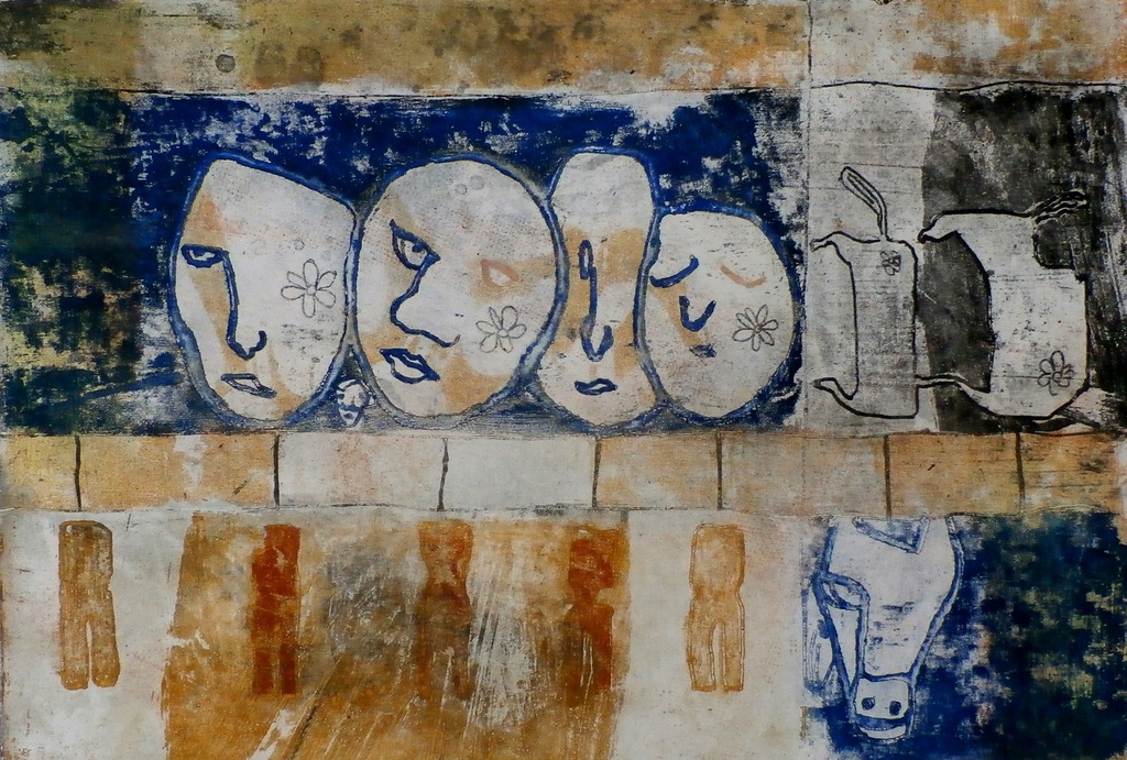 Hans Buining - ets: in het land der blinden - 1998 - oplage 20 stuks kopen? Bied vanaf 55!