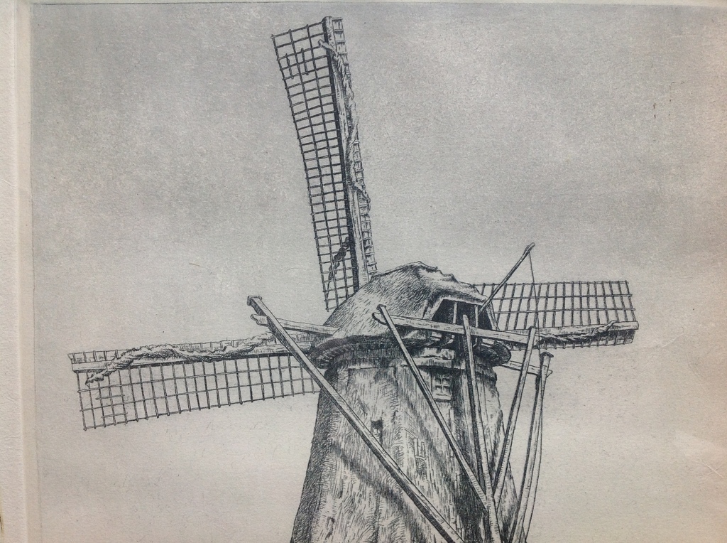 Gerrit Nicolaas Woudt - ets Molen De Oude Zwan Zaandam kopen? Bied vanaf 40!