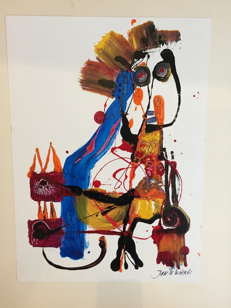 JAN TE WIERIK origineel werk Gemengde technieken kopen? Bied vanaf 1!