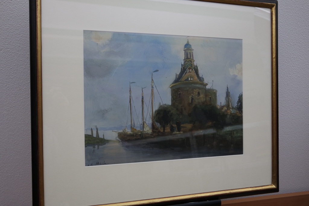 Ch. Petit ( A.C.W. Terhell ) - aquarel - gesigneerd l.o.  kopen? Bied vanaf 169!