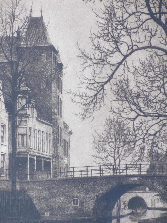 Dirk Harting, Utrecht Oude Gracht, Ets kopen? Bied vanaf 25!