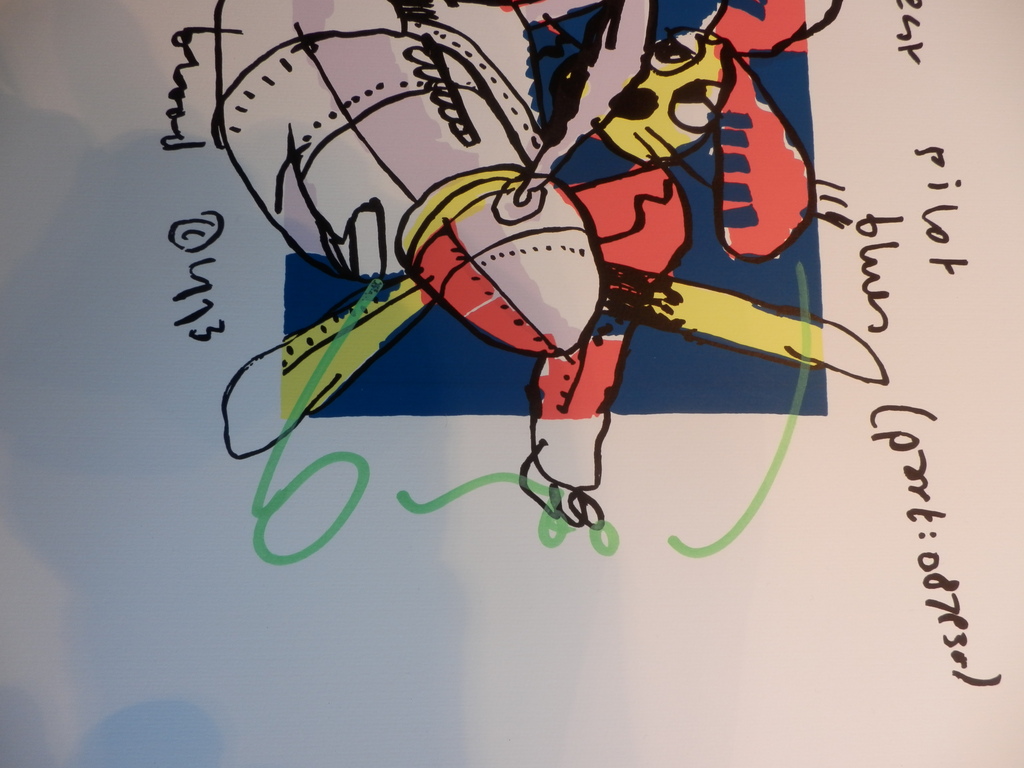 HERMAN BROOD, Gelimiteerde en HANDGESIGNEERDE Zeefdruk  TEST-PILOT kopen? Bied vanaf 95!