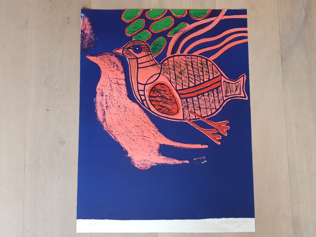 Corneille (1922-2010) - zeefdruk 22/75, gesigneerd en '81 kopen? Bied vanaf 115!