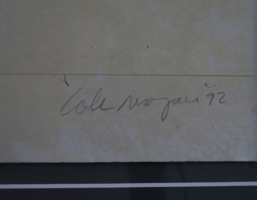 Cole Morgan: Litho, E922 - Ingelijst (groot) kopen? Bied vanaf 100!