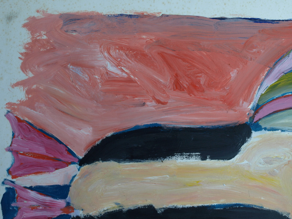 Cornelis Makkink : Olieverf op papier, Papegaaiduiker – gesigneerd - 1983 kopen? Bied vanaf 1!