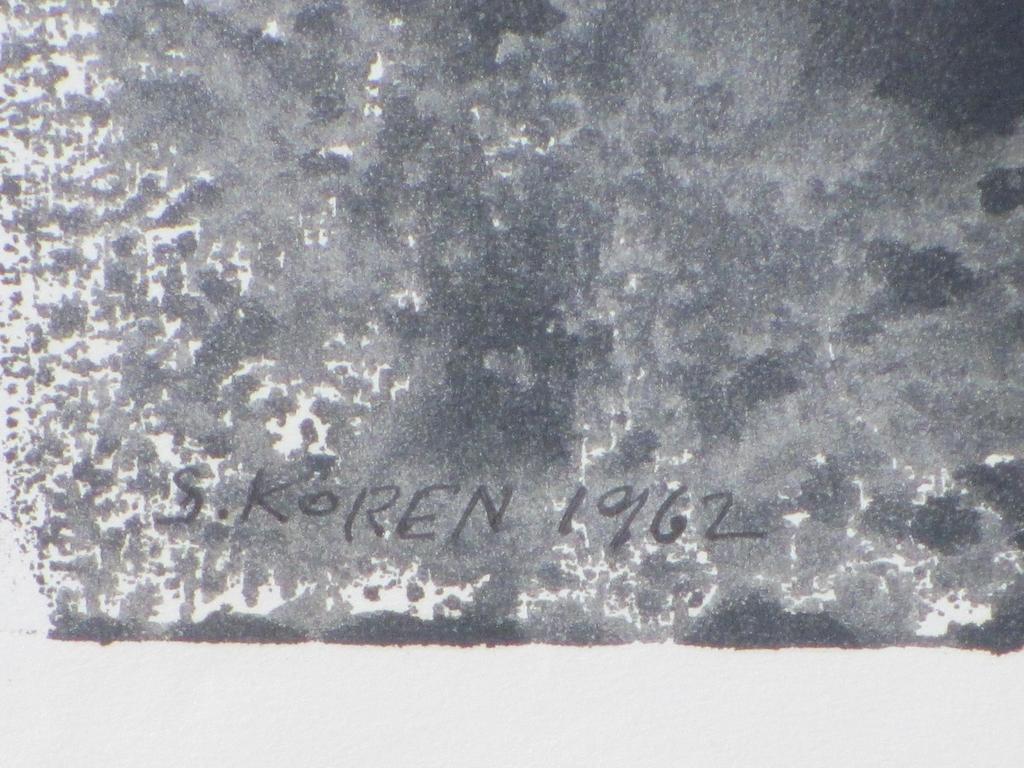 Shlomo Koren, Abstract, Kleurenlitho 1962 kopen? Bied vanaf 25!