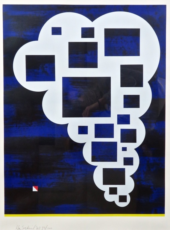 Han Schuil: Zeefdruk, Z.T. - Ingelijst kopen? Bied vanaf 35!