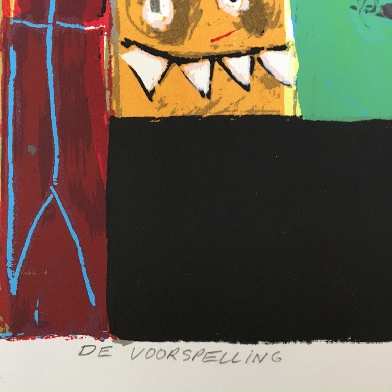 Cor de Jong zeefdruk 'De Voorspelling' kopen? Bied vanaf 25!