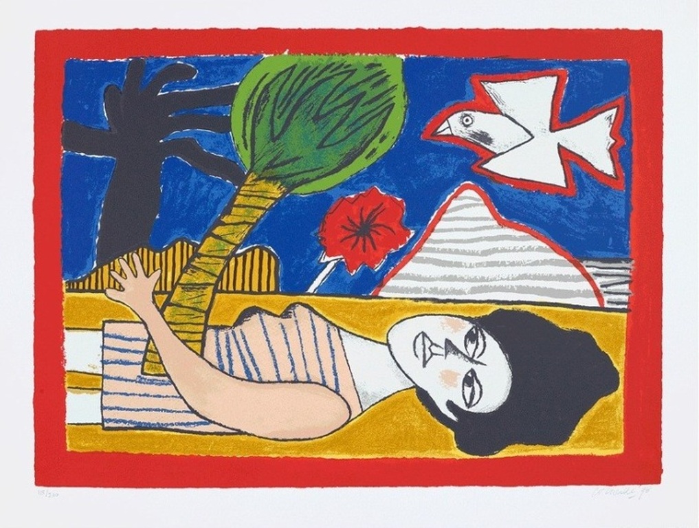 Corneille: Zeefdruk, Plenitude de l'ete verkocht voor € 200!