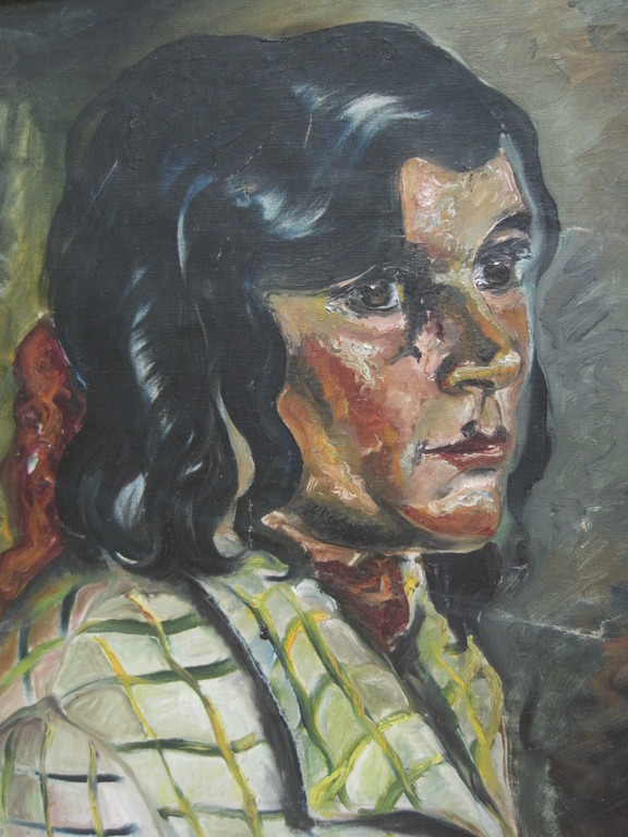 Matthieu Wiegman 1886-1971 Bergense School portret olieverf 1930 kopen? Bied vanaf 150!