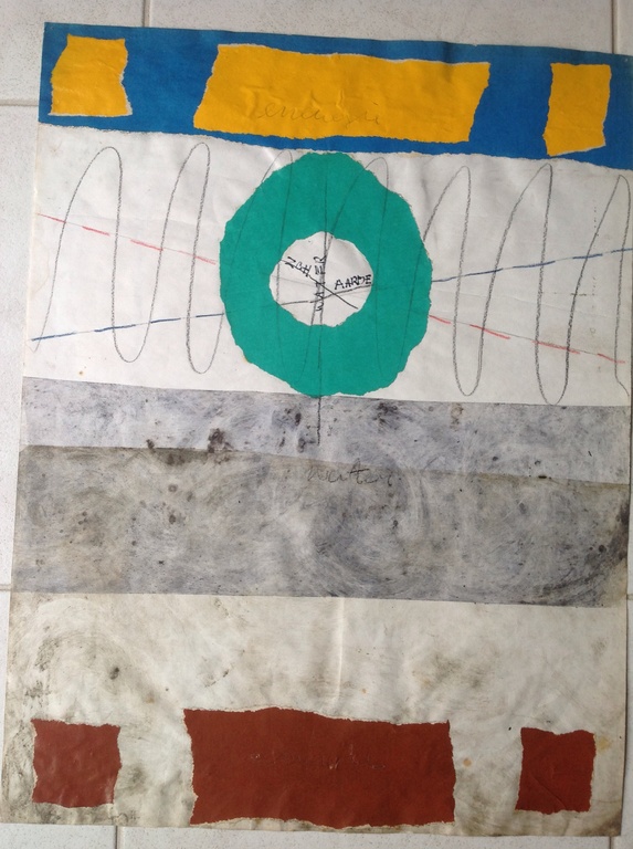 Hannes van Es, gemengde techniek / collage , Energie ,tweeluik  groot  kopen? Bied vanaf 1!