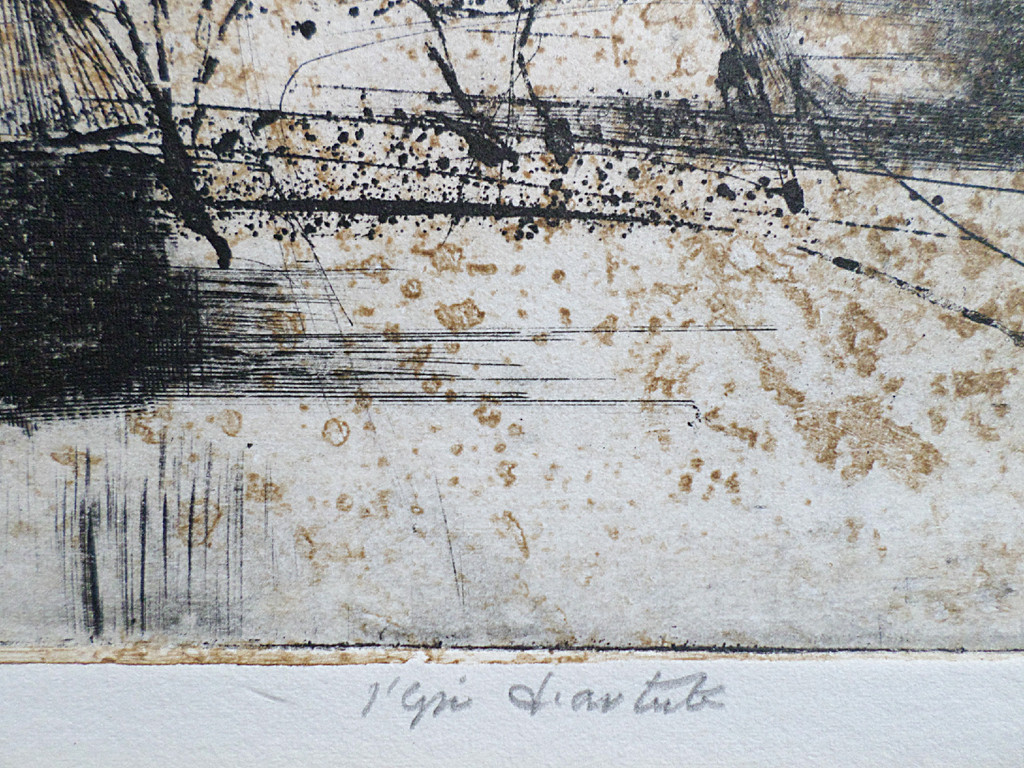 Ru van Rossem â�� Het getij I, aquatint ets met reliÃ«fdruk kopen? Bied vanaf 175!