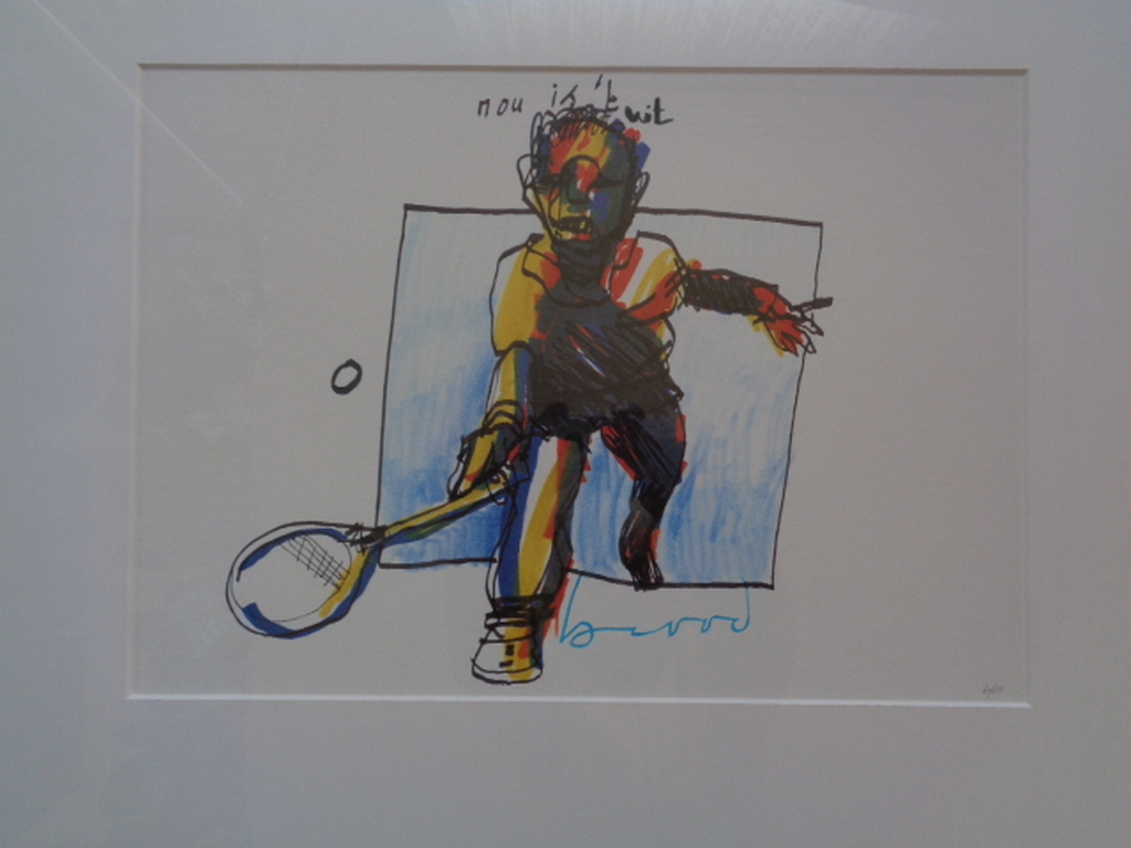 HERMAN BROOD, Gelimiteerde en HANDGESIGNEERDE Zeefdruk NOU IS 'T UIT kopen? Bied vanaf 149!