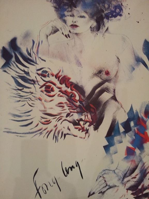 Gertie Bierenbroodspot  1940- Zeldzame  Vintage Litho - Epreuve d Artiste - Fong Leng 1981 kopen? Bied vanaf 75!