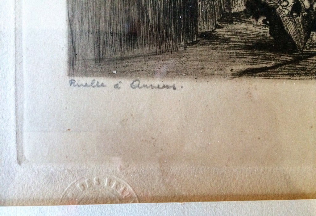 Charles Swyncop 1895 - 1970 oude straatje in Antwerpen kopen? Bied vanaf 20!