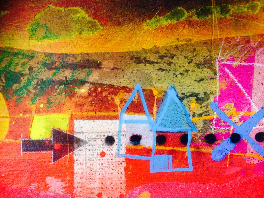 Theo koster, gemengde techniek, skyline kopen? Bied vanaf 1!