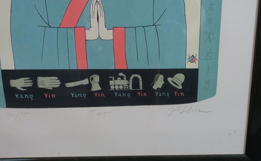 Jiri Sliva: Litho, Tao - Ingelijst kopen? Bied vanaf 35!