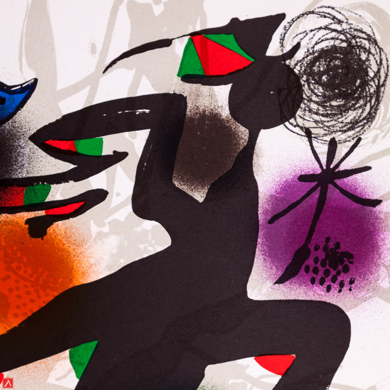 Joan Miró 'Litografia Original IV' - 1977, WVZ Mourlot 1116 kopen? Bied vanaf 75!
