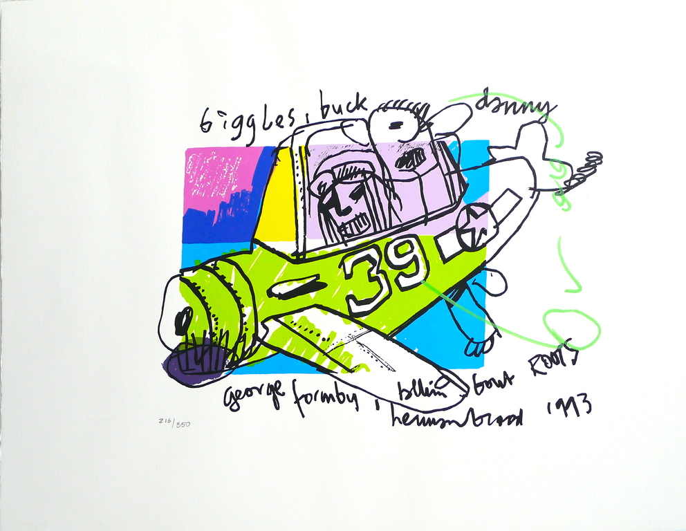 HERMAN BROOD  **2 stuks Zeefdrukken verkocht voor € 150!