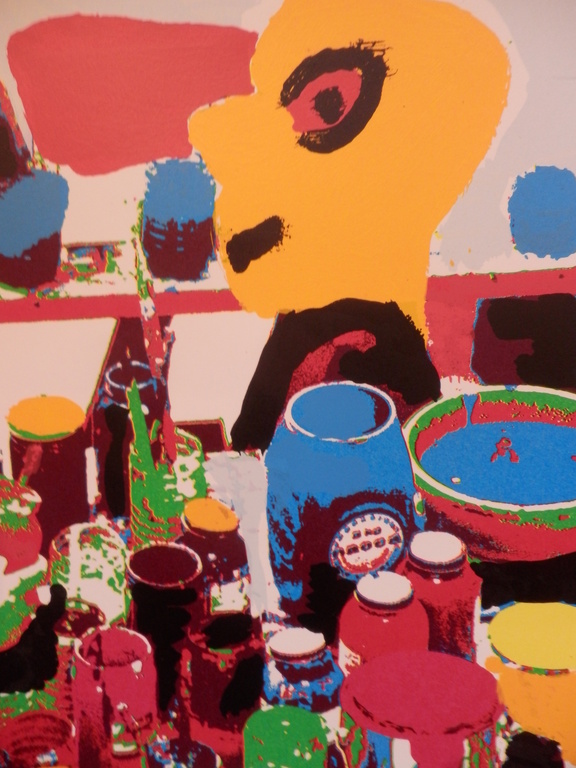 KAREL APPEL   Handgesigneerde Kleurenzeefdruk  HET GELE HOOFD uit 1977 kopen? Bied vanaf 325!