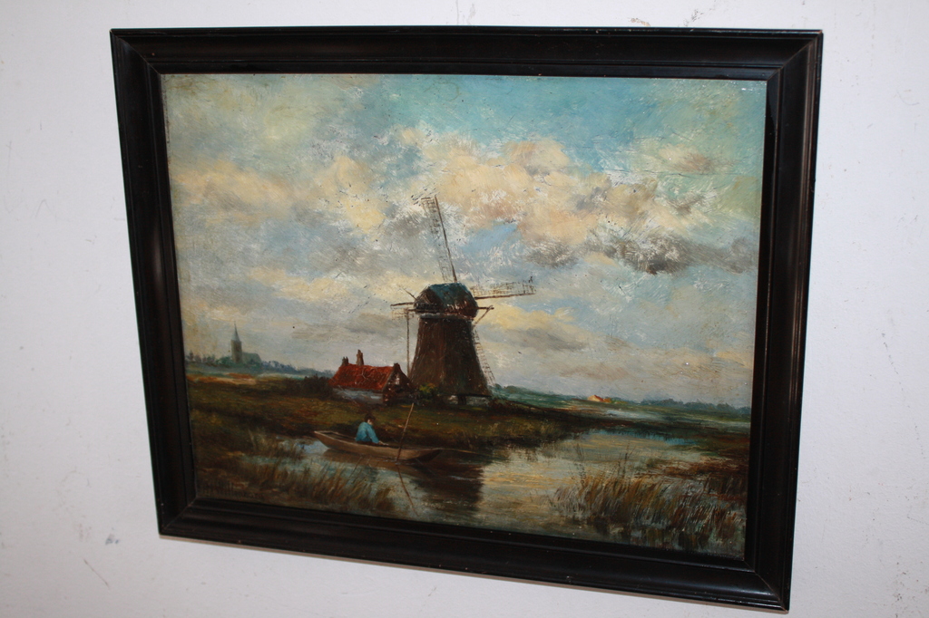 VISSER / HENGELAAR  in de POLDER bij MOLEN van H A WILLENBORG kopen? Bied vanaf 1!