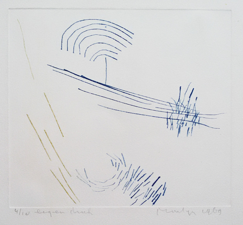 Jan Montyn - Zonder titel, droge naald ets kopen? Bied vanaf 75!