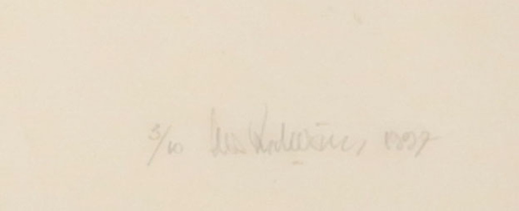 Cees Andriessen: Lino op Rijstpapier, Z.T. Groen - Ingelijst kopen? Bied vanaf 20!