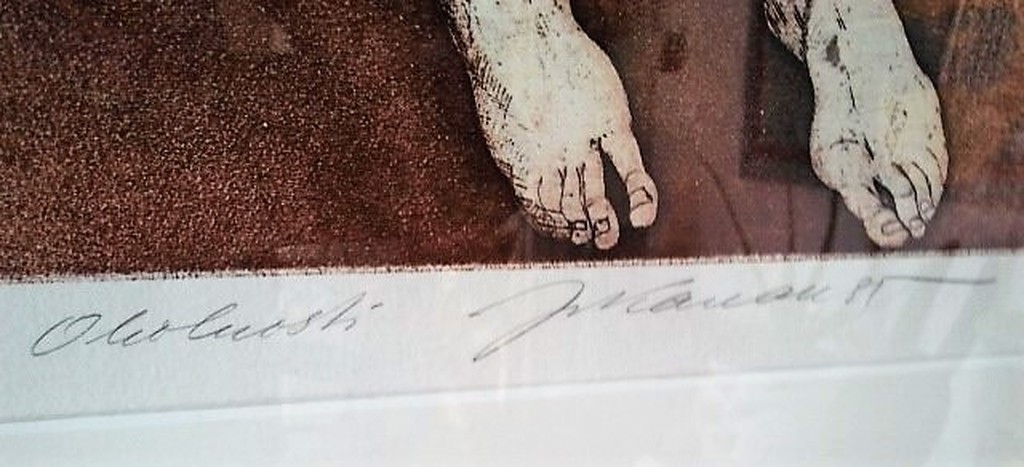 mythologische voorstelling, aquatint, onduidelijk gesigneerd, kopen? Bied vanaf 80!