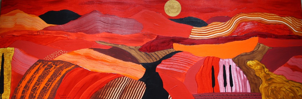 Ronald Boonacker, Italiaans Landschap verkocht voor € 500!