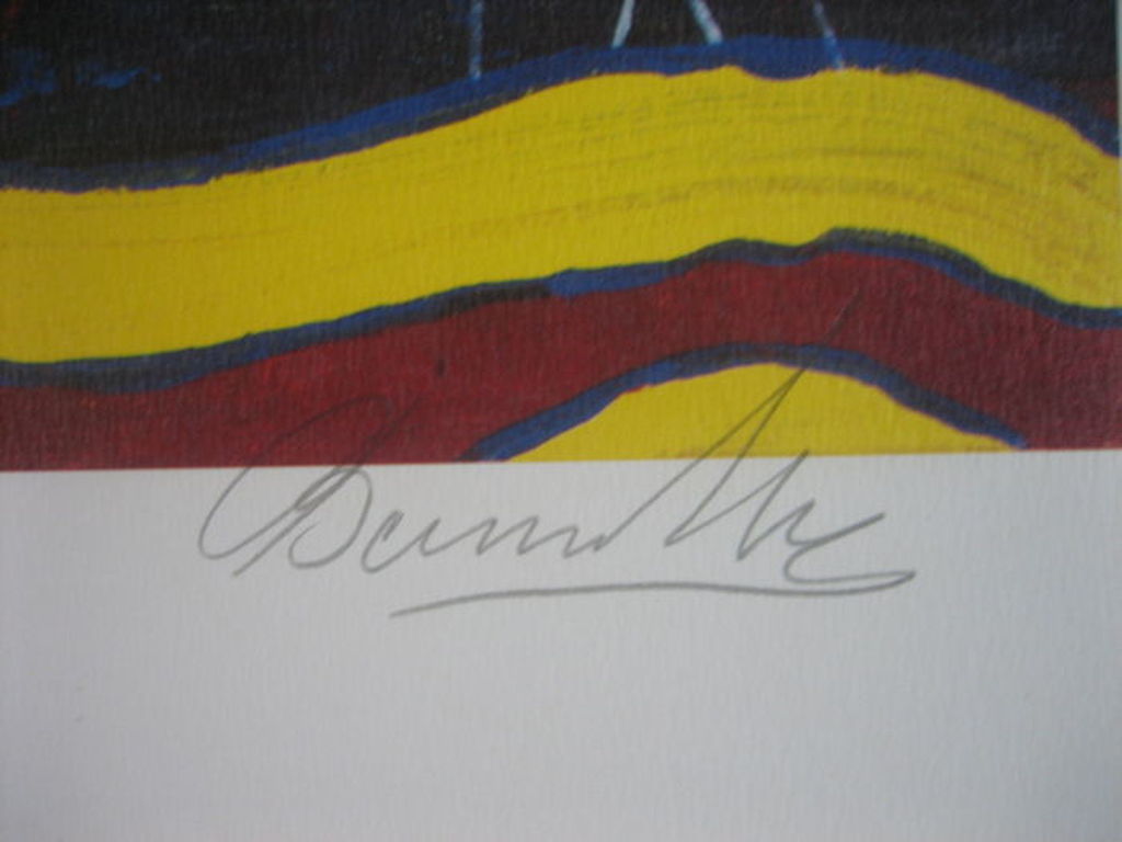 Benno Arzt - Vikings - Zeefdruk - Handgesigneerd - Oplage: 500 kopen? Bied vanaf 1!