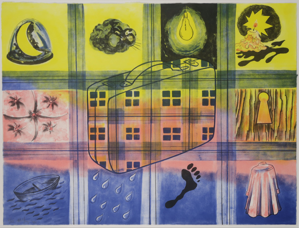 Mareike Geys: Litho, Reiziger save from oblivion - Ingelijst kopen? Bied vanaf 1!