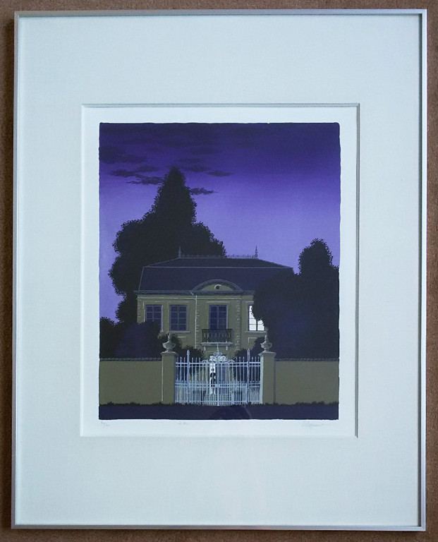 Gaston Bogaert - Le soir, litho (ingelijst) kopen? Bied vanaf 125!