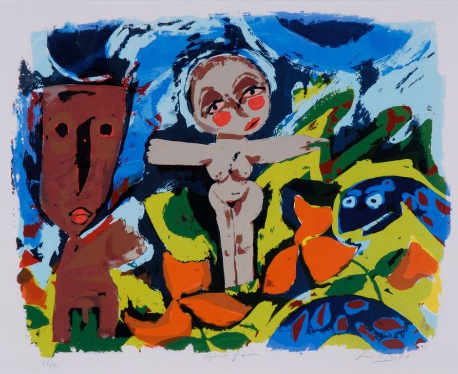 John Lie a Fo,  prachtige zeefdruk uit 1989 36/45 in perfecte staat! kopen? Bied vanaf 55!